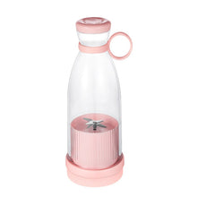 Cargar imagen en el visor de la galería, Pink/Blue Electric Portable Blender Bottle Usb Rechargeable Fresh Juice Maker Cup Mini Fast Portable Juicer Ice Fruit Mixer Cup
