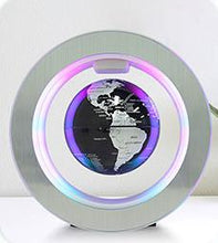 Cargar imagen en el visor de la galería, Globo terráqueo flotante LED Lámpara de levitación magnética Novedad 3 pulgadas Planeta Bola Para Niños Mapa del Mundo Inglés
